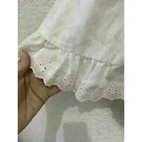 Vintage Tess Originals Heirloom Baby Dress WHITE Embroidered Cotton Size 3 - Picture 2 of 5